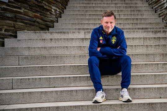 Peter Gerhardsson, head coach poses for a portrait