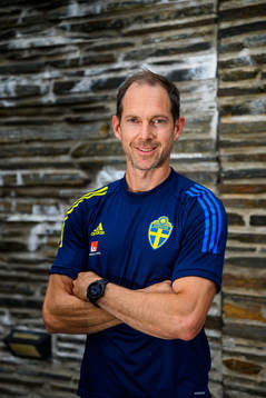Martin Bergqvist, physio poses for a portrait