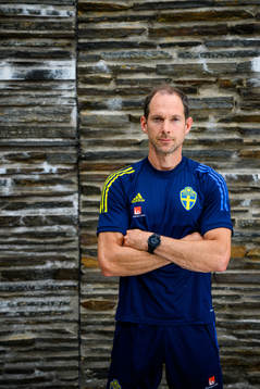 Martin Bergqvist, physio poses for a portrait