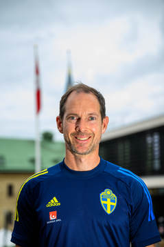 Martin Bergqvist, physio poses for a portrait