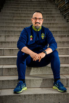 Houman Ebrahimi, doctor poses for a portrait