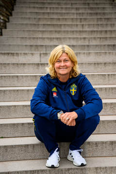 Rebecca Schelin, press officer poses for a portrait