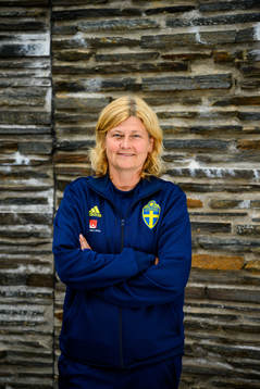 Rebecca Schelin, press officer poses for a portrait