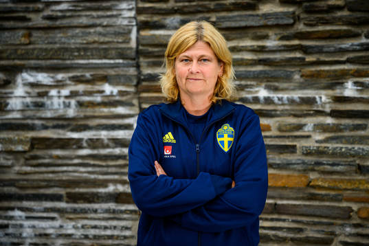 Rebecca Schelin, press officer poses for a portrait