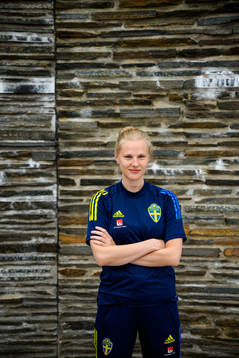 Anna Moilanen, photographer, poses for a portrait