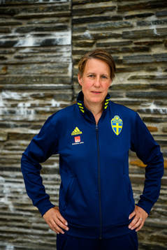 Jessica Karlsson, kit manager, poses for a portrait