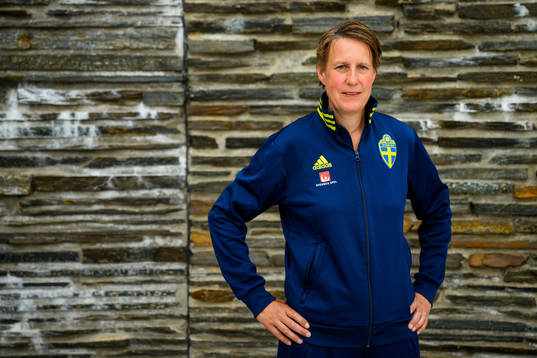 Jessica Karlsson, kit manager, poses for a portrait