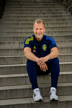 Pontus Ekblom, physio, poses for a portrait