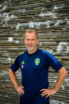 Pontus Ekblom, physio, poses for a portrait