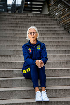 Anna-Lena Kjellman, kit manager, poses for a portrait