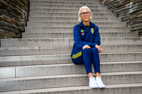 Anna-Lena Kjellman, kit manager, poses for a portrait