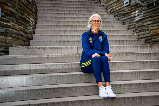 Anna-Lena Kjellman, kit manager, poses for a portrait