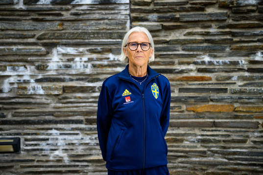 Anna-Lena Kjellman, kit manager, poses for a portrait