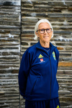 Anna-Lena Kjellman, kit manager, poses for a portrait