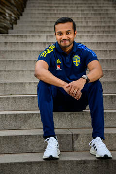 Sadesh Balasingam, doctor, poses for a portrait