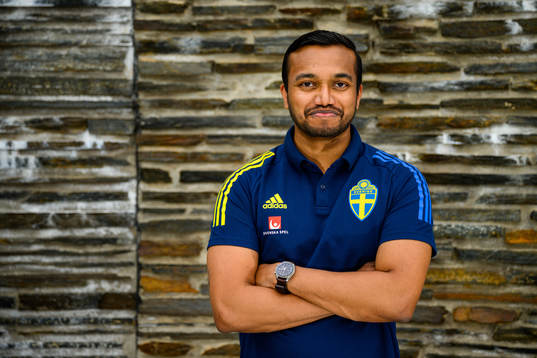 Sadesh Balasingam, doctor, poses for a portrait
