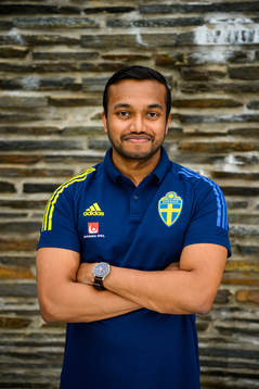 Sadesh Balasingam, doctor, poses for a portrait