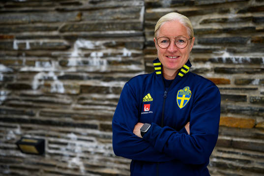 Victoria Sandell, assistant coach, poses for a portrait