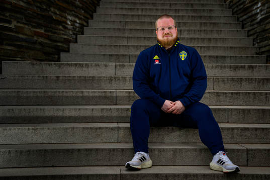 Anders Eriksson, match analyst, poses for a portrait