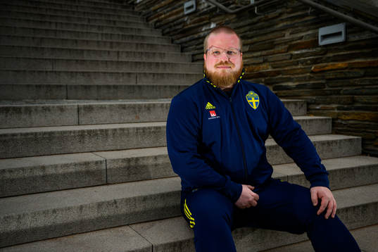 Anders Eriksson, match analyst, poses for a portrait