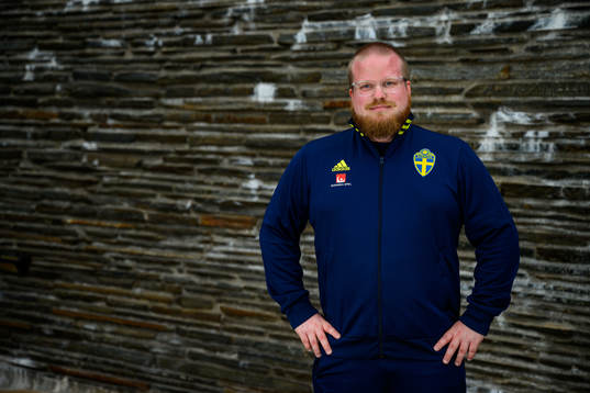 Anders Eriksson, match analyst, poses for a portrait