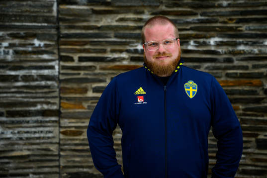Anders Eriksson, match analyst, poses for a portrait