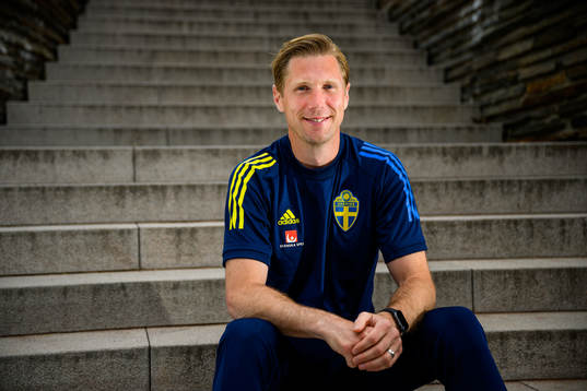 Rasmus Liljeblad, sports psychologist, poses for a portrait