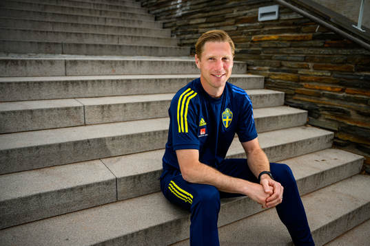Rasmus Liljeblad, sports psychologist, poses for a portrait