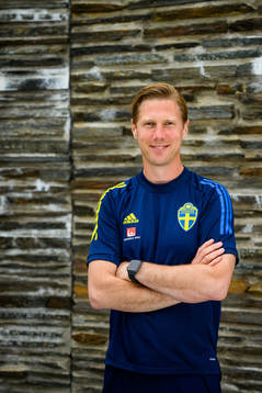 Rasmus Liljeblad, sports psychologist, poses for a portrait