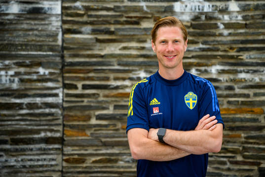 Rasmus Liljeblad, sports psychologist, poses for a portrait