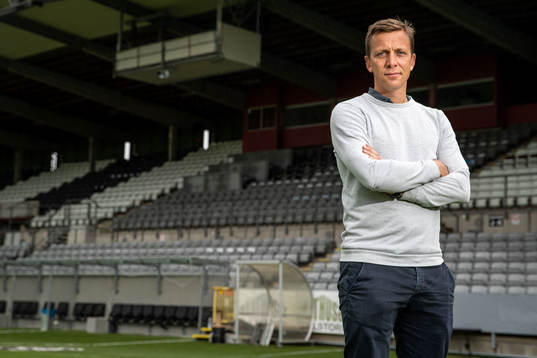 Landskronas sportchef Erik Edman