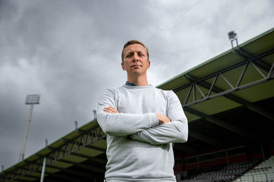 Landskronas sportchef Erik Edman