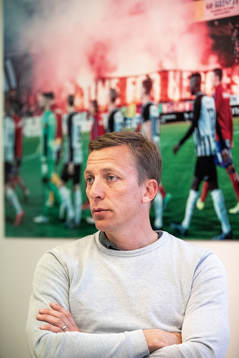 Landskronas sportchef Erik Edman