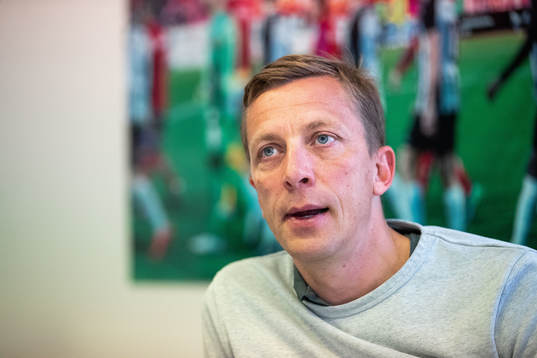 Landskronas sportchef Erik Edman