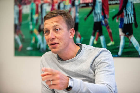 Landskronas sportchef Erik Edman