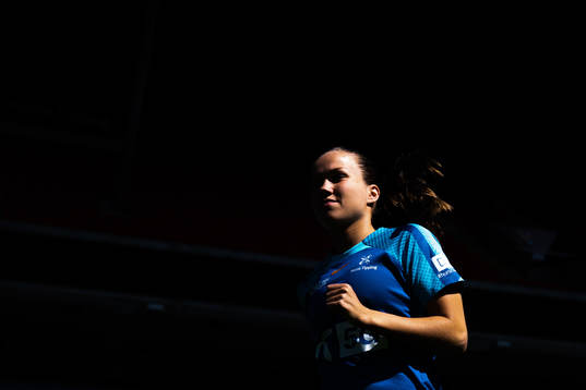 Guro Reiten of the Norwegian women's national football team