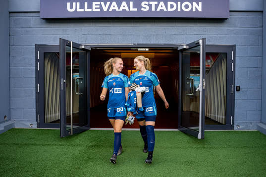 Goalkeeper Sunniva Skoglund and goalkeeper Guro Pettersen