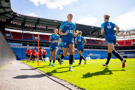 Maria Thorisdottir of the Norwegian women's national