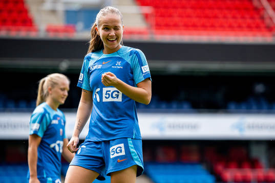 Guro Reiten of the Norwegian women's national football team