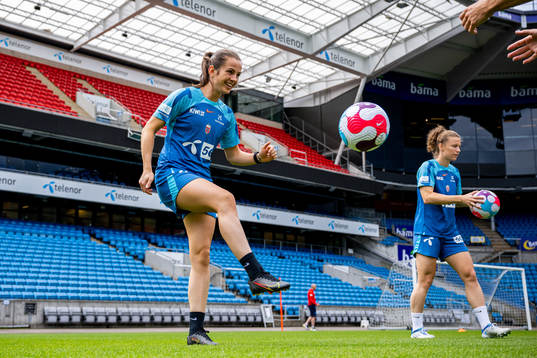 Tuva Hansen of the Norwegian women's national football team