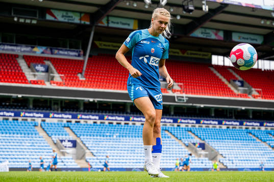 Ada Hegerberg of the Norwegian women's national football