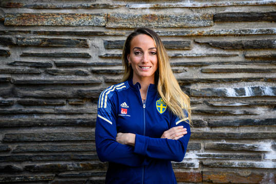 Kosovare Asllani poses for a portrait