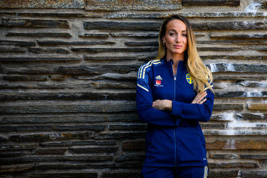 Kosovare Asllani poses for a portrait