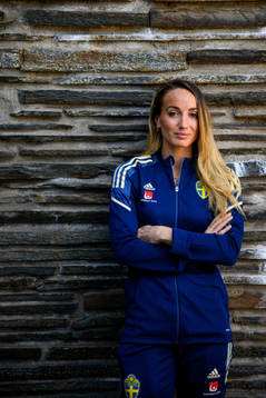 Kosovare Asllani poses for a portrait