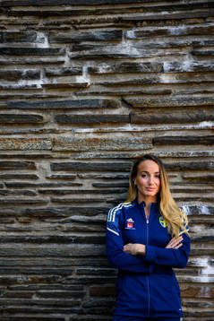 Kosovare Asllani poses for a portrait
