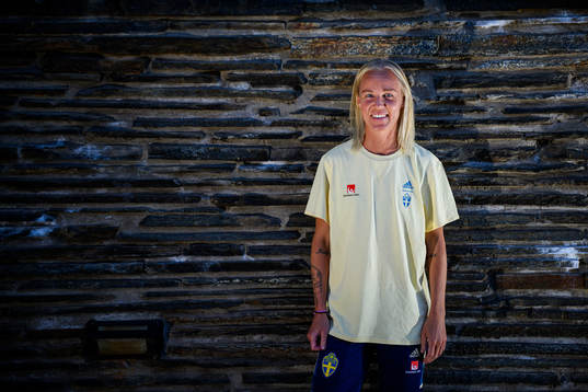 Caroline Seger poses for a portrait