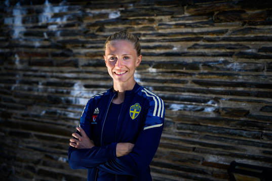 Rebecka Blomqvist poses for a portrait