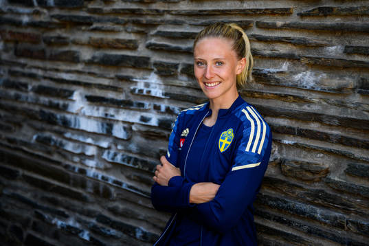 Rebecka Blomqvist poses for a portrait