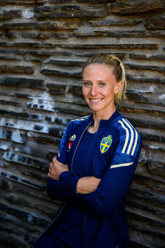Rebecka Blomqvist poses for a portrait