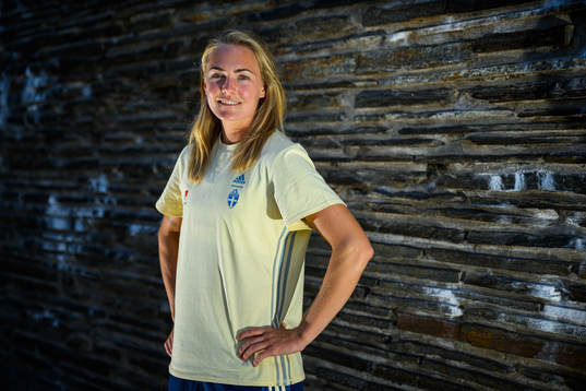 Magdalena Eriksson poses for a portrait